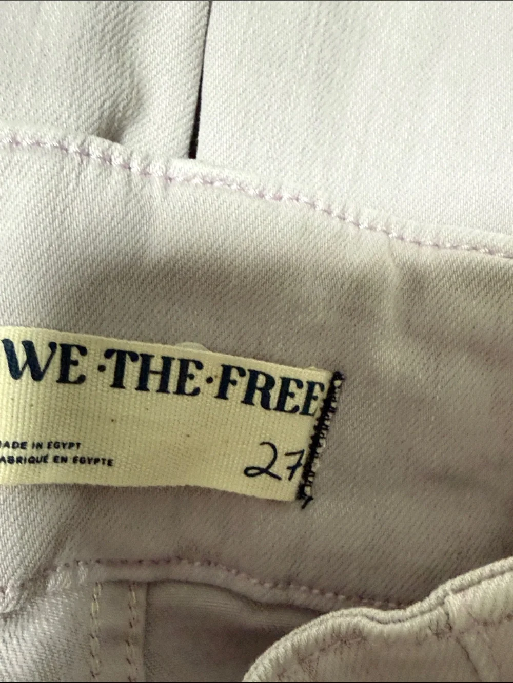 WE THE FREE  High-Rise Lavender Flare Jeans size 27 strech light purple